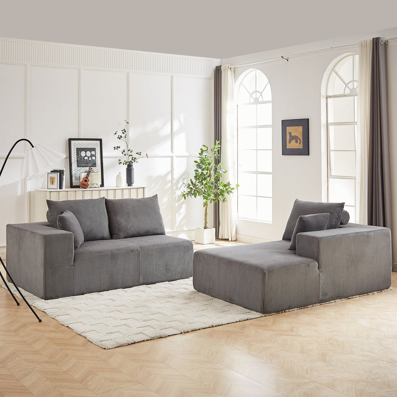 DORIAN 110" Sectional Sofa