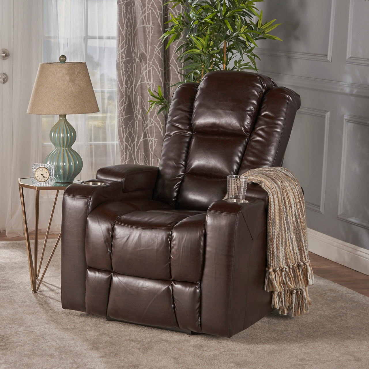 COZYLift 33" Recliner Chair with Arm Storage