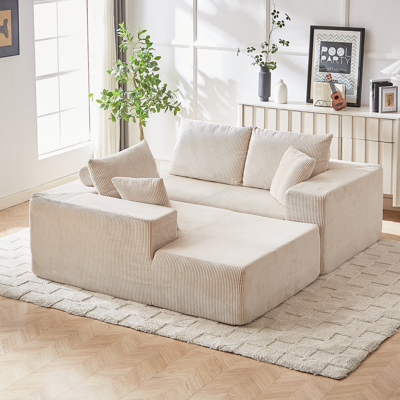 DORIAN 110" Sectional Sofa