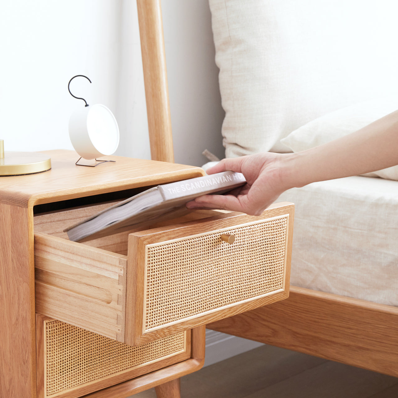 EQUINOX Wood Nightstand