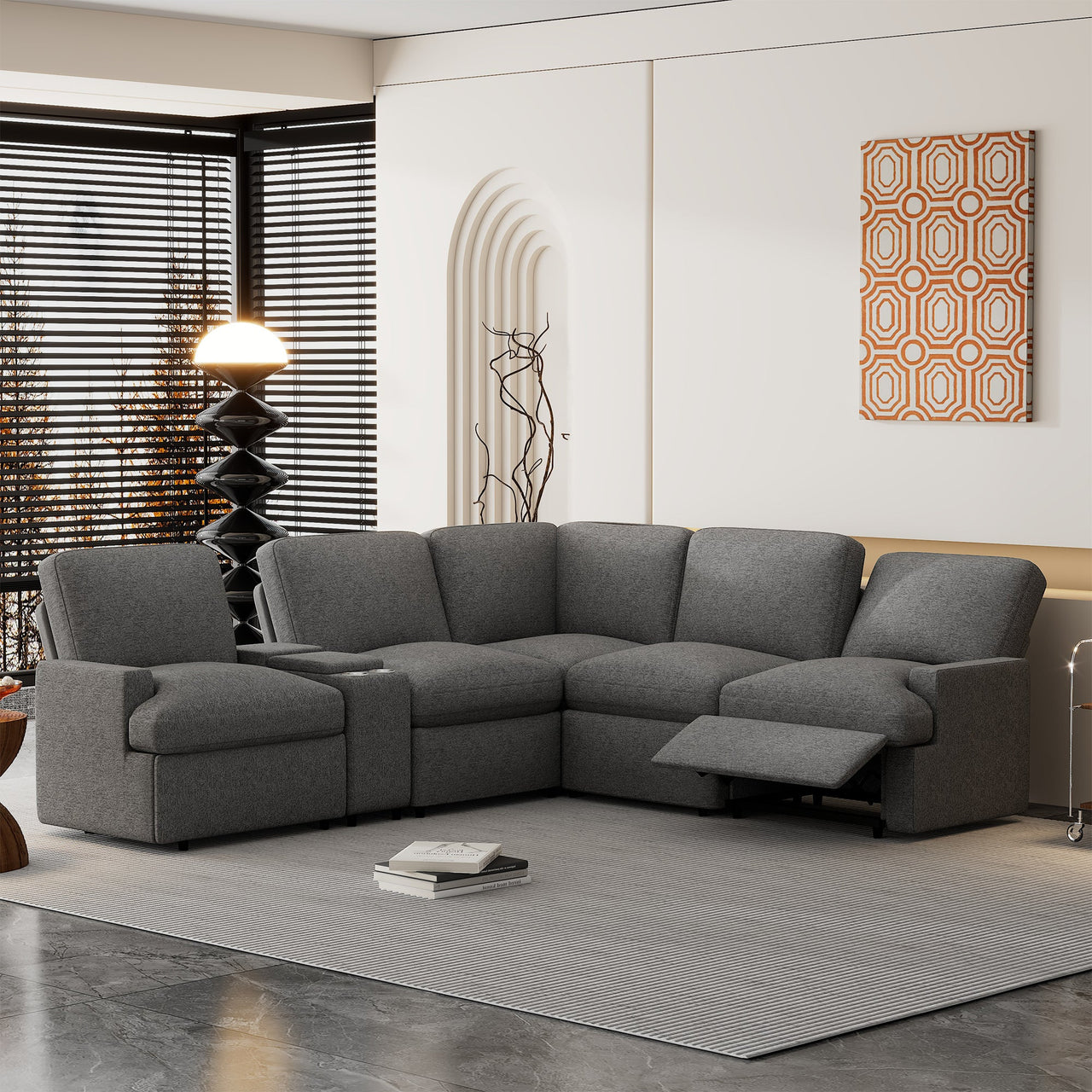 XAVORA 104" Sectional Sofa