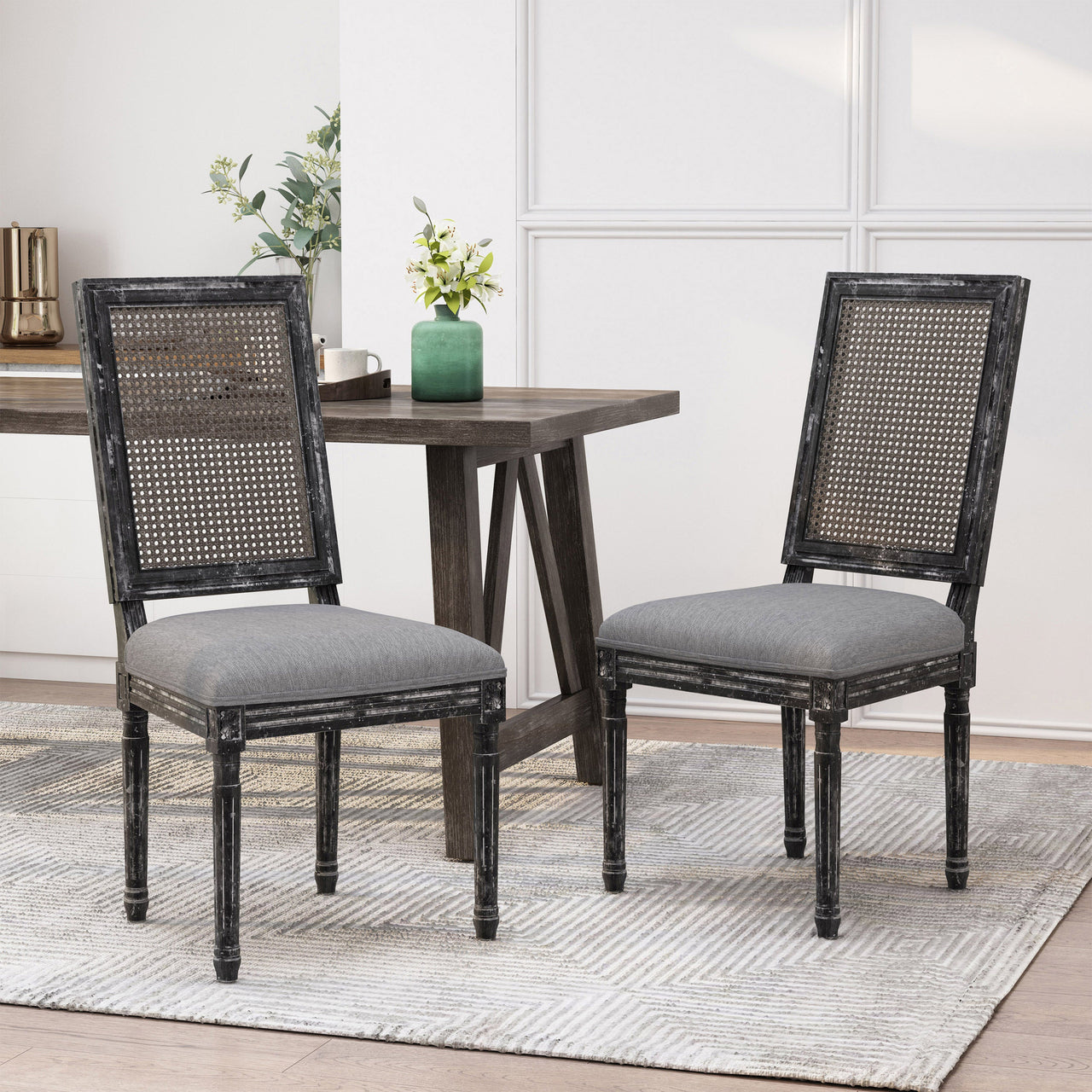 VELDRAVOX 20" Dining Chair [Set of 2 Pcs]