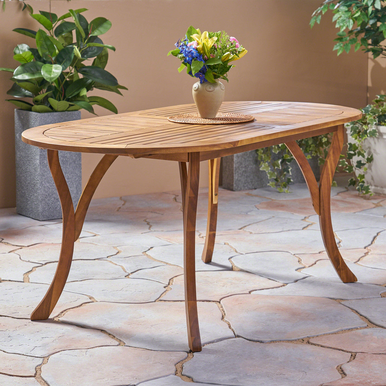 KYLVEX 70" Outdoor Dining Table
