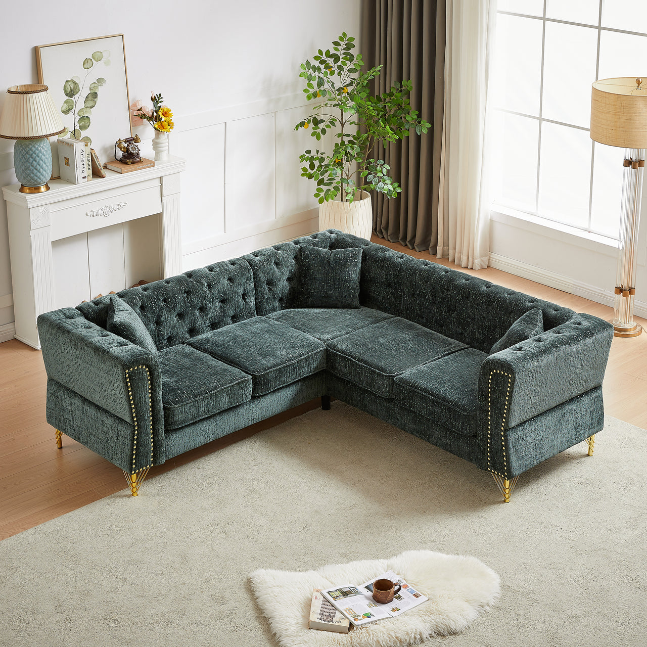 DAPHNE 81" Corner Sofa