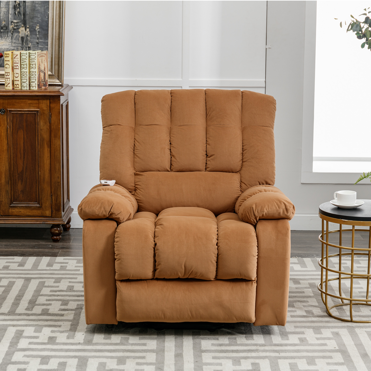 VORIAN 33" Recliner Chair with Heat Massage