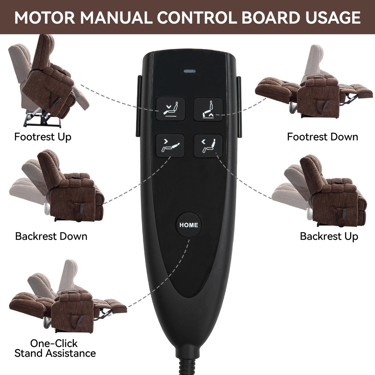 COZYLift Recliner with Heat Massage - 8500 XL