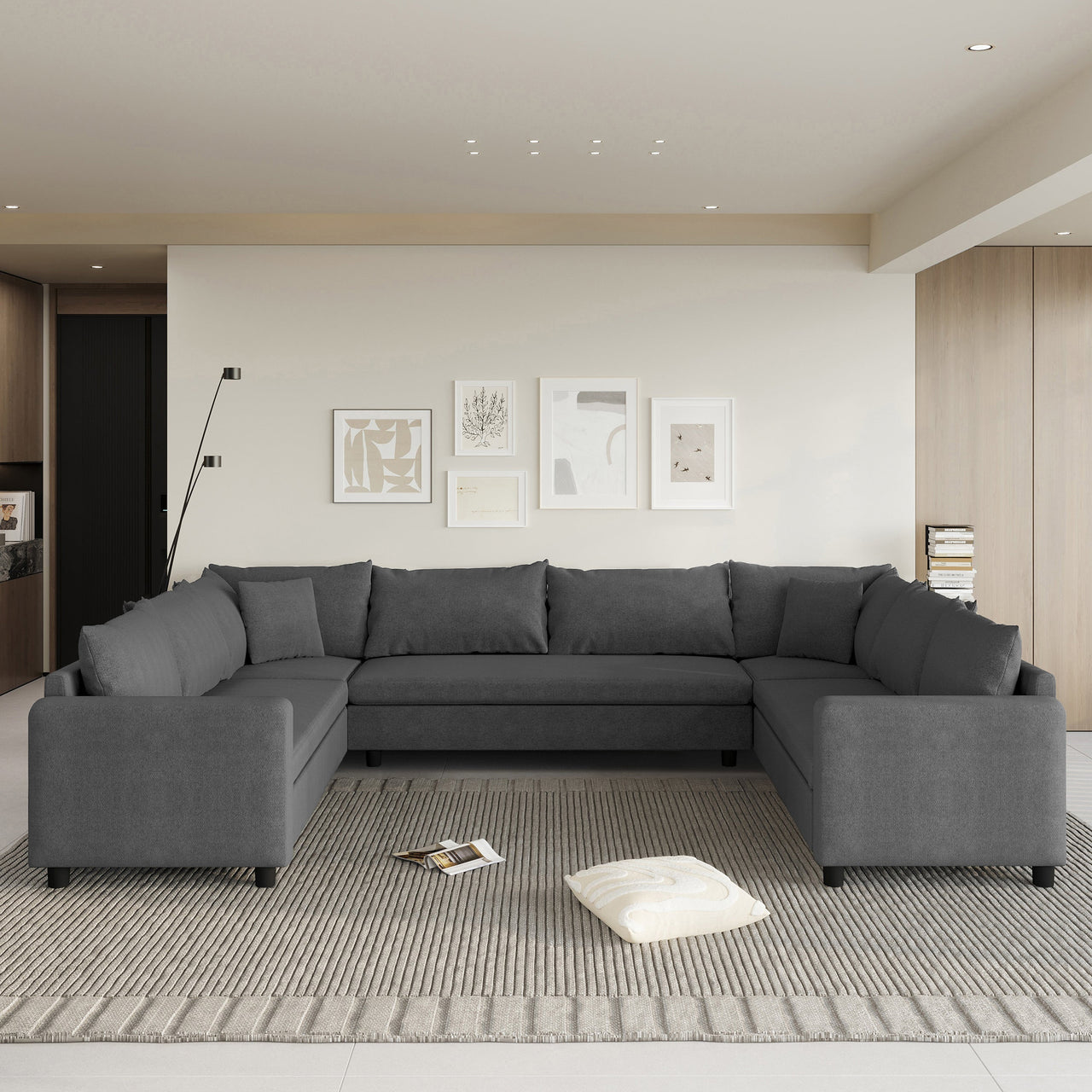 TRYNOVA 116" Sectional Sofa