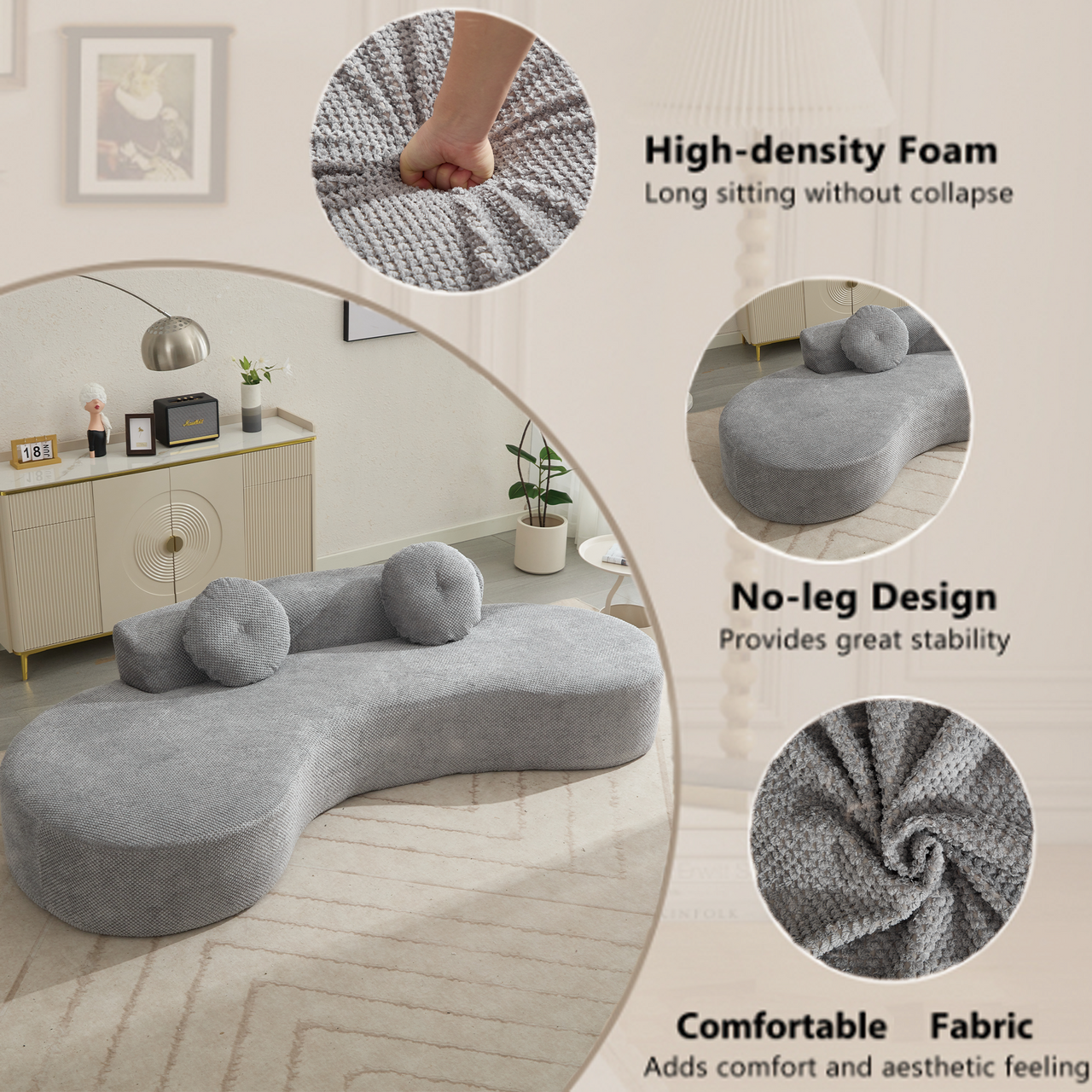 QYVONX 105" Sofa