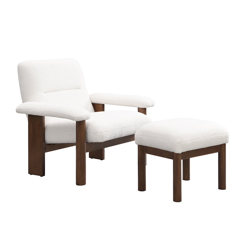 FLYNTER 34" Chair with Ottoman
