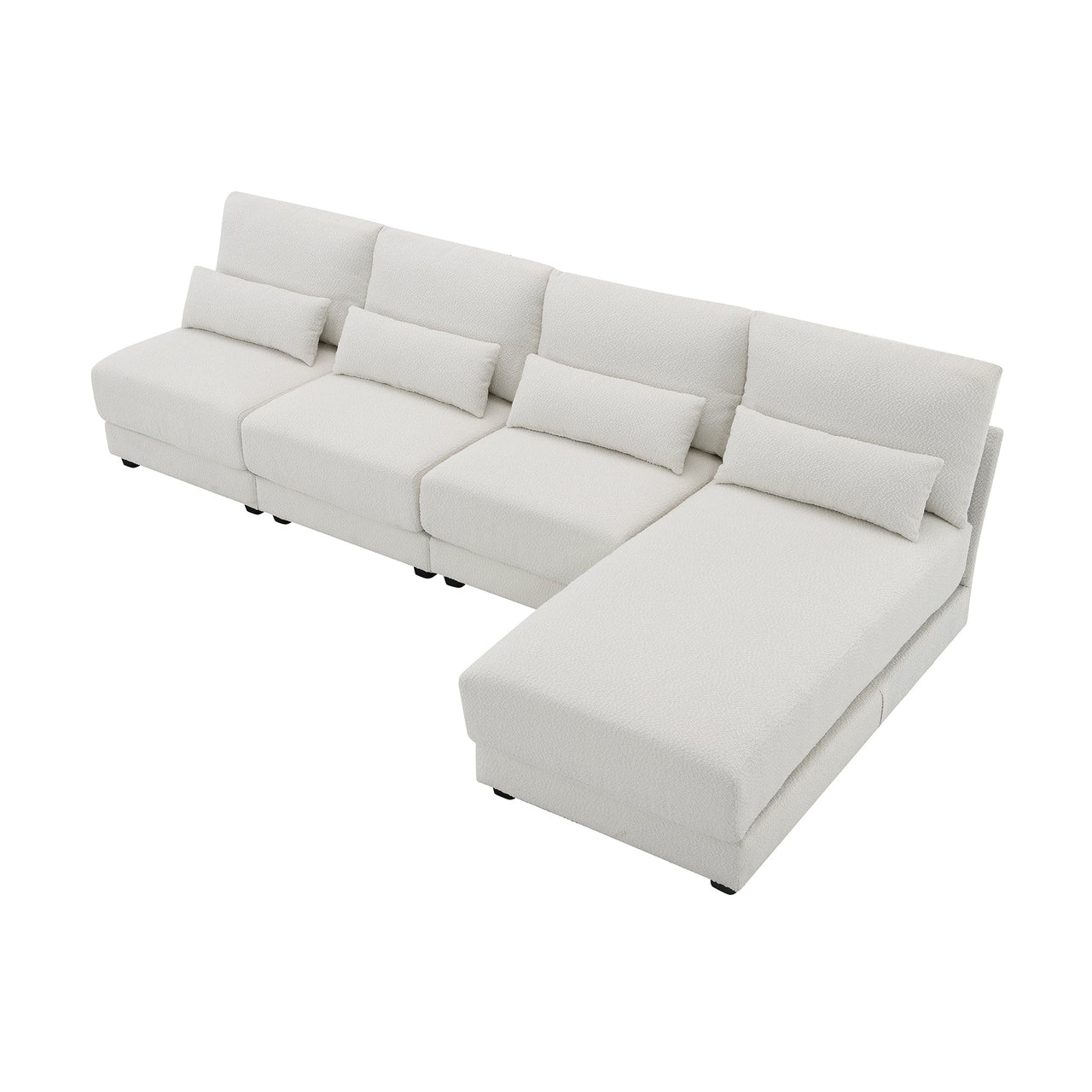 PAVEXA 120" Sectional Sofa