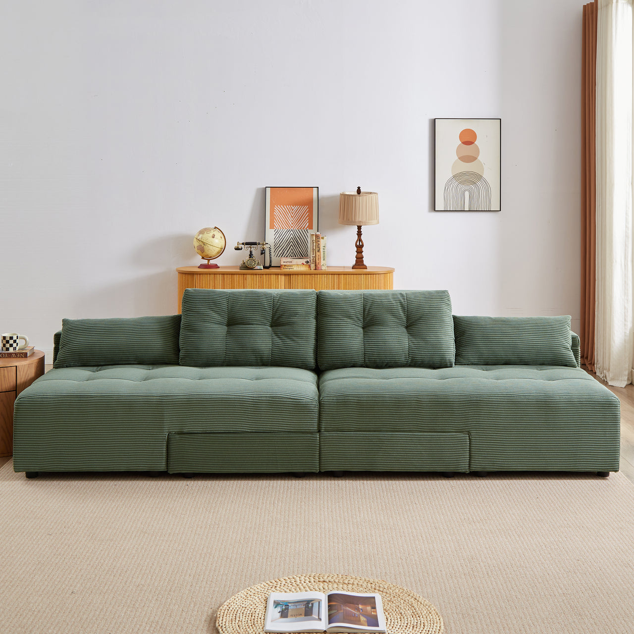 ZINNIA Convertible 3 in 1 Sleeper Sofa