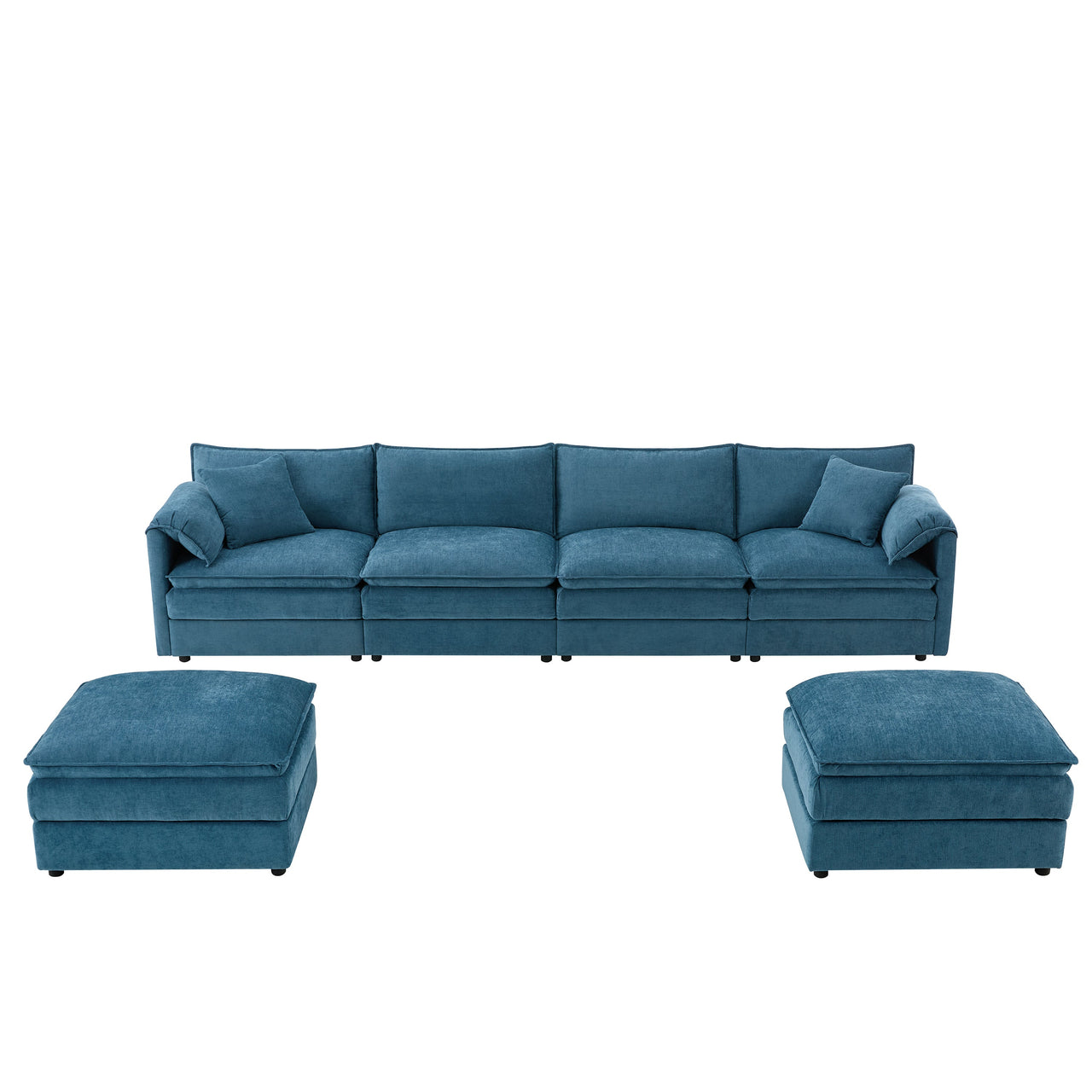 ZENOVAR 136" 6-Seat Sectional Sofa