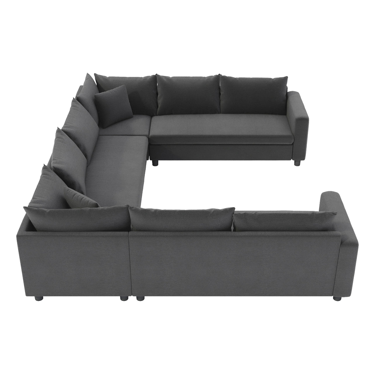 TRYNOVA 116" Sectional Sofa