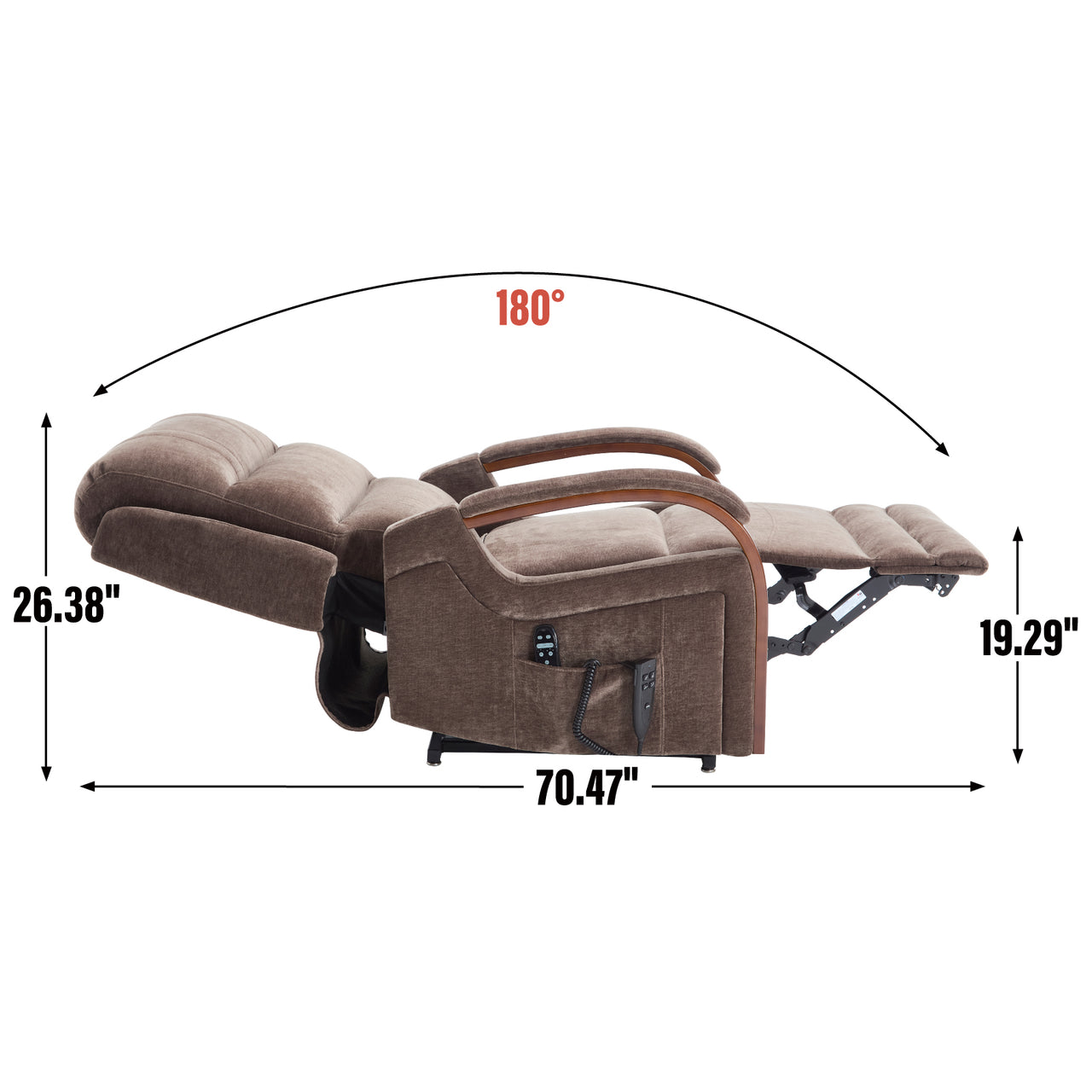 COZYLift 30" Recliner with Heat Massage - 6755