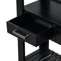 Thumbnail for U_STYLE Modern Console Table Sofa Table for Living Room with 4 Drawers and 2 Shelves