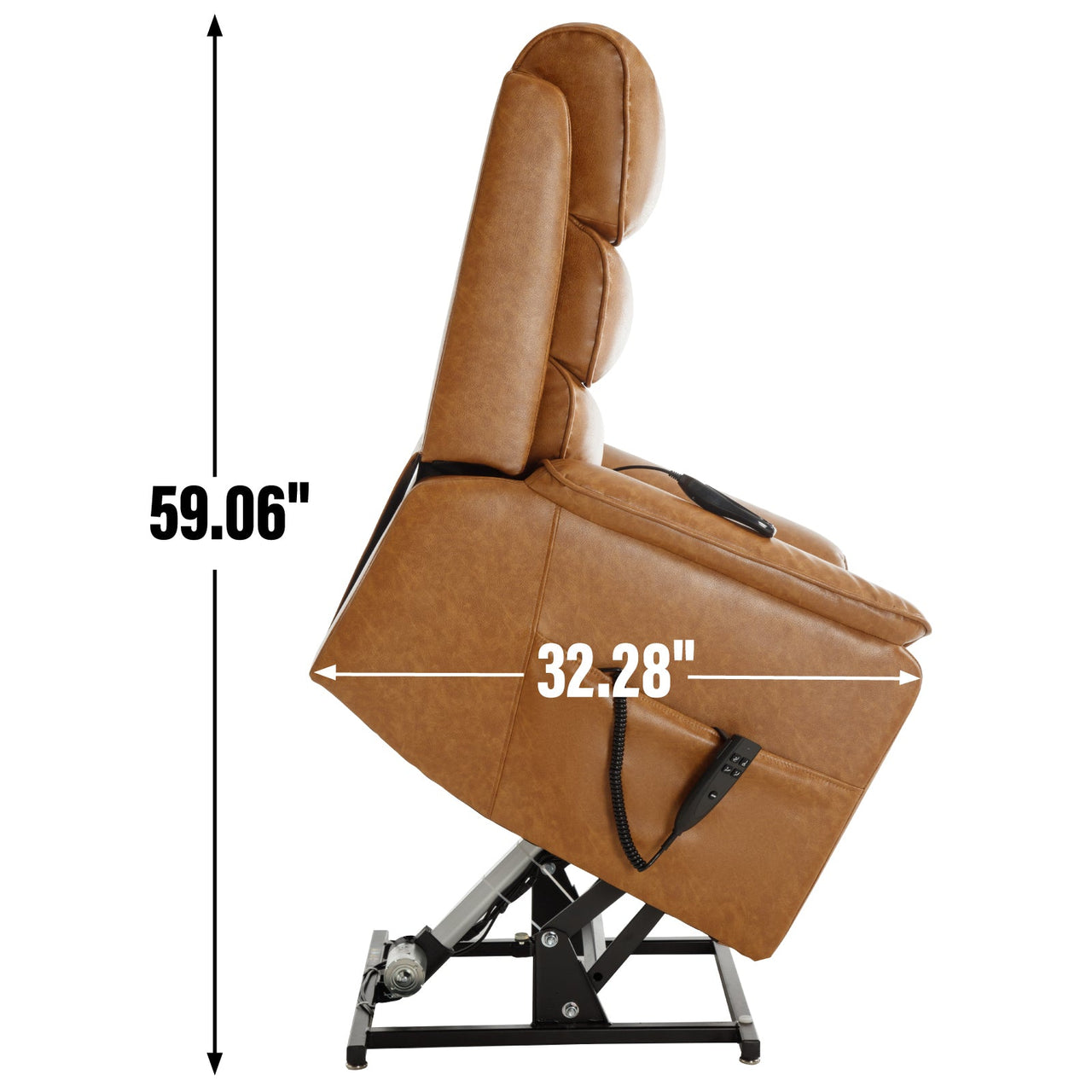 COZYLift 35" Recliner with Heat Massage - 7880