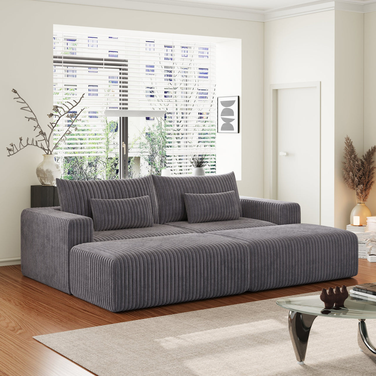 ERIS 102" Oversized Sectional Lounge Chaise