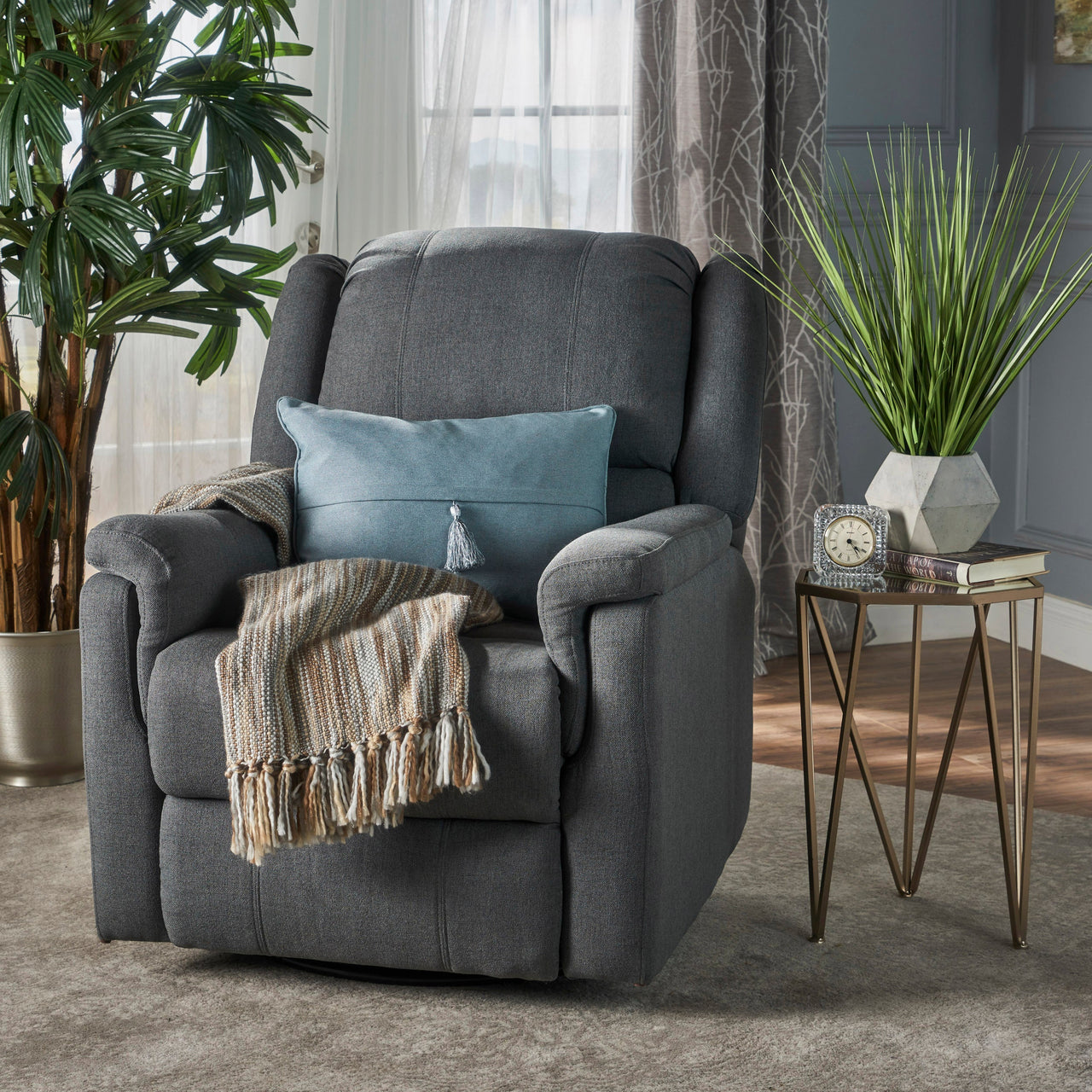 VELQUORIS 32" Swivel Recliner Chair