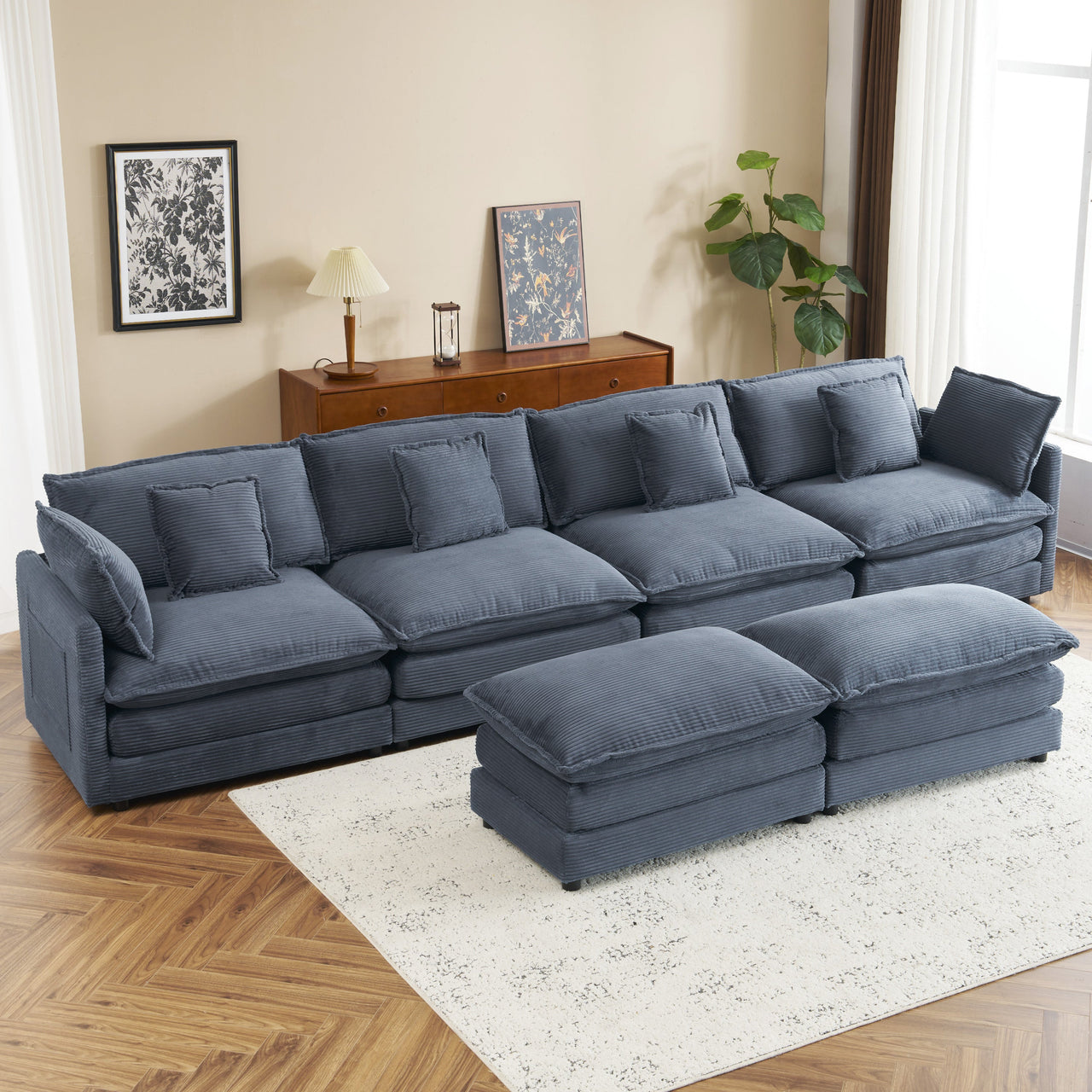 ZENVORIS 150" Sectional Sofa