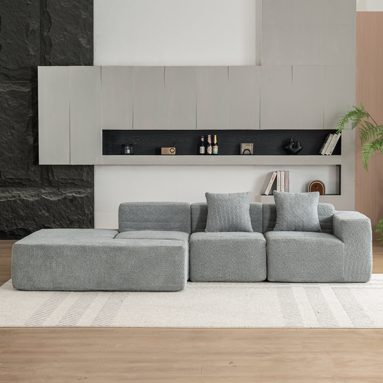 MORVIXA 117" Sectional Sofa