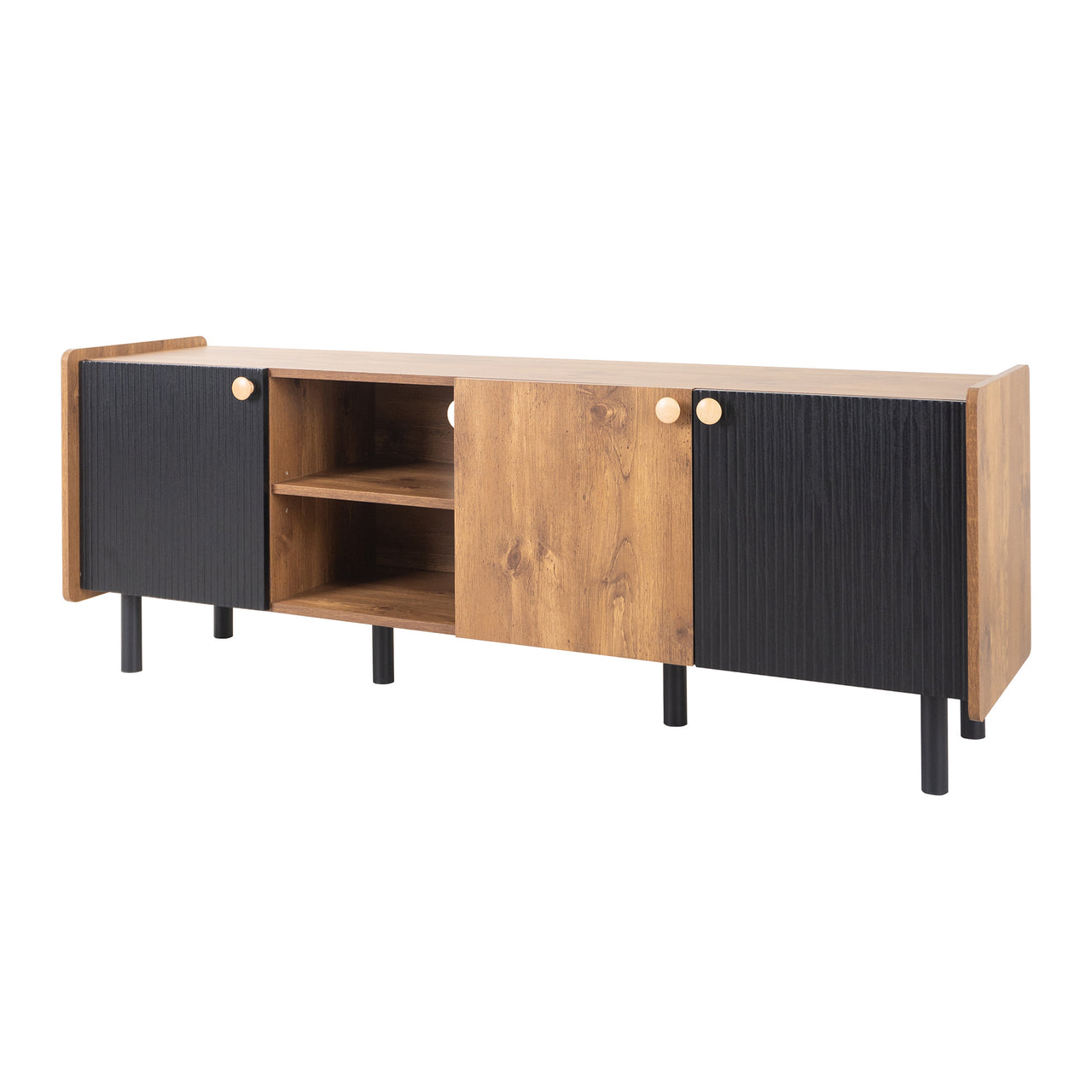 PYXIS 3-Cabinets 62" TV Stand