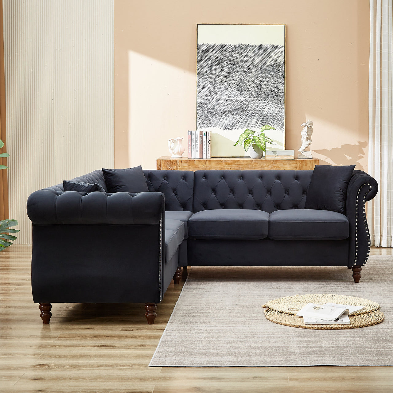 ROSALIND 83" Corner Sofa