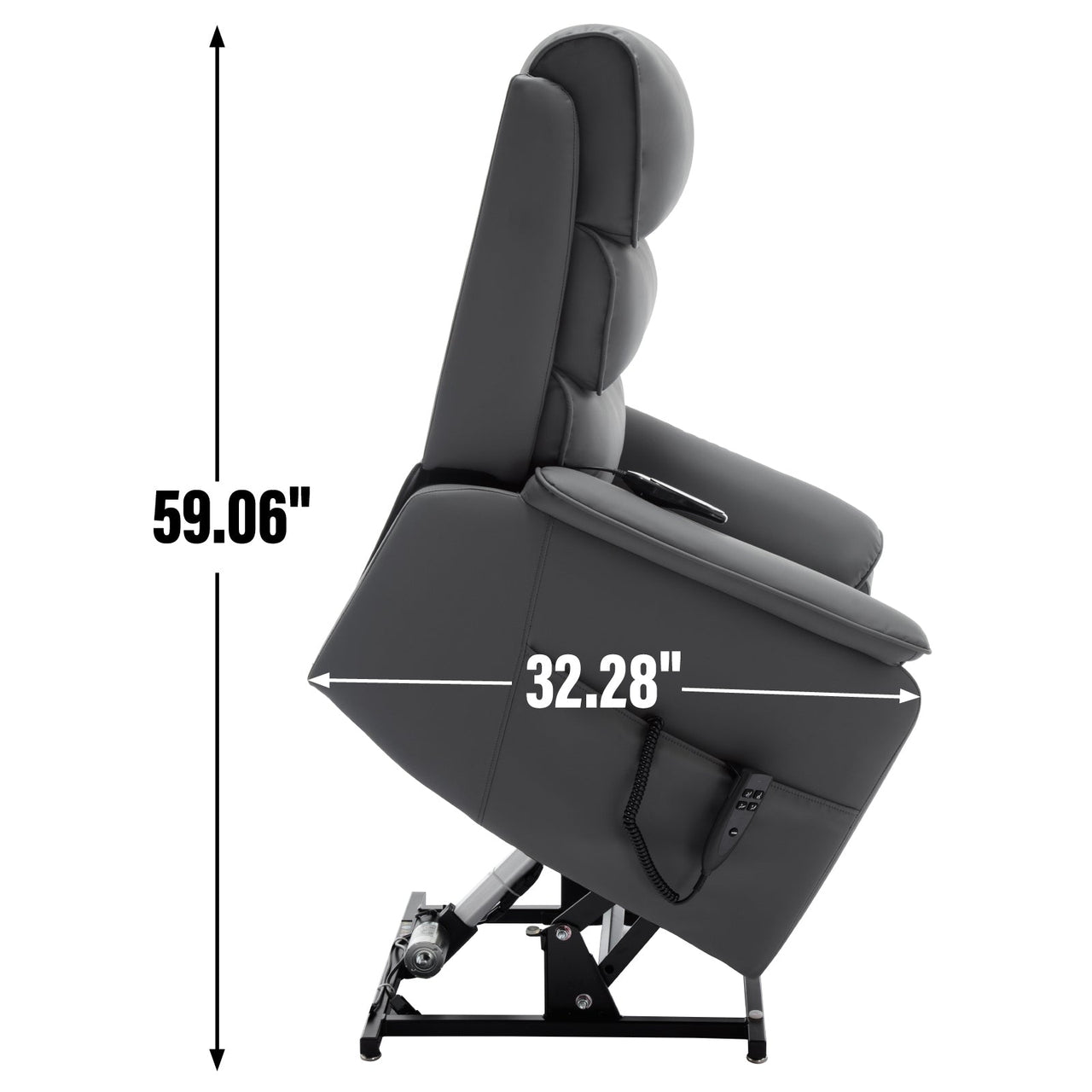 COZYLift 35" Recliner with Heat Massage - 7880