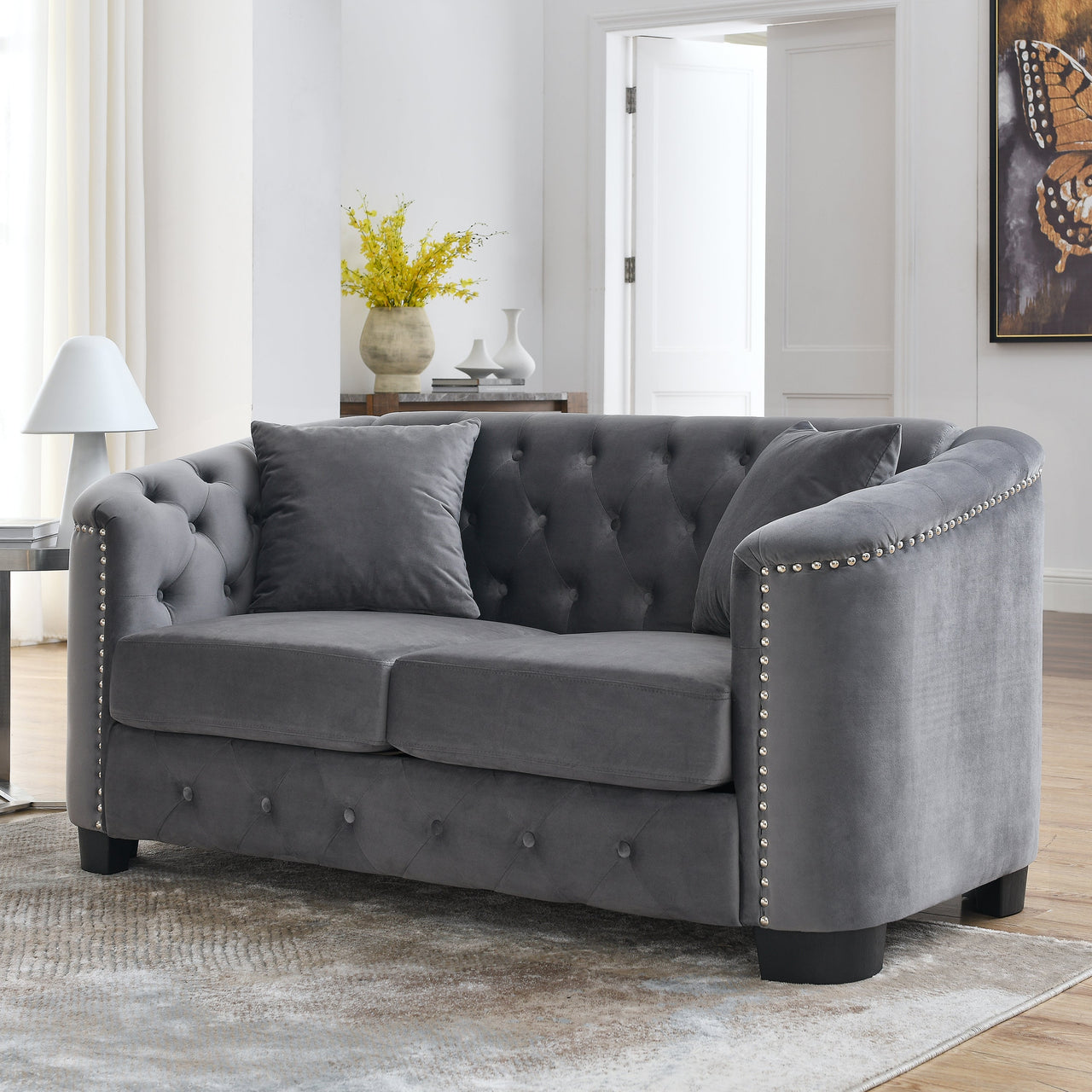 QUENTIN 59" Loveseat Sofa