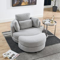 Thumbnail for JANELLE Oversized Swivel Chair 39