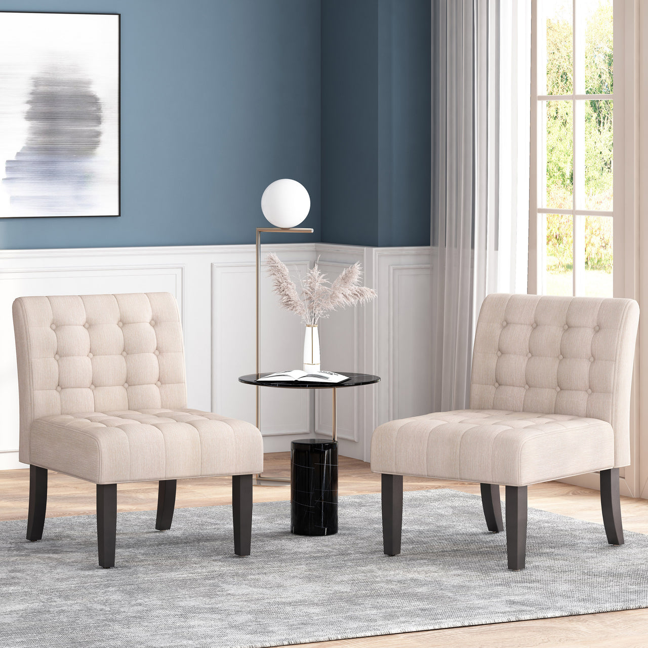 ZYLTRAX 23" Accent Chair Set Of 2