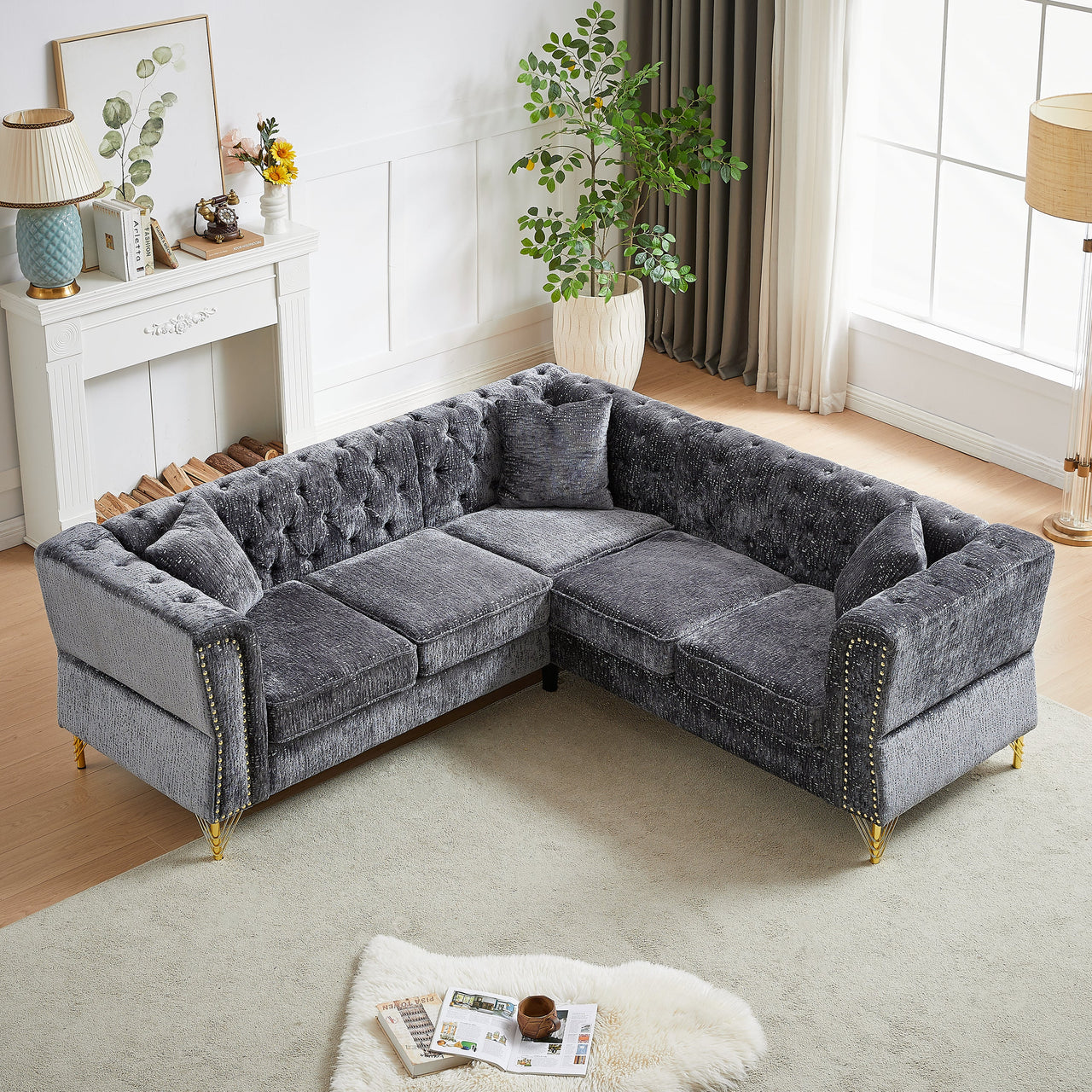 DAPHNE 81" Corner Sofa