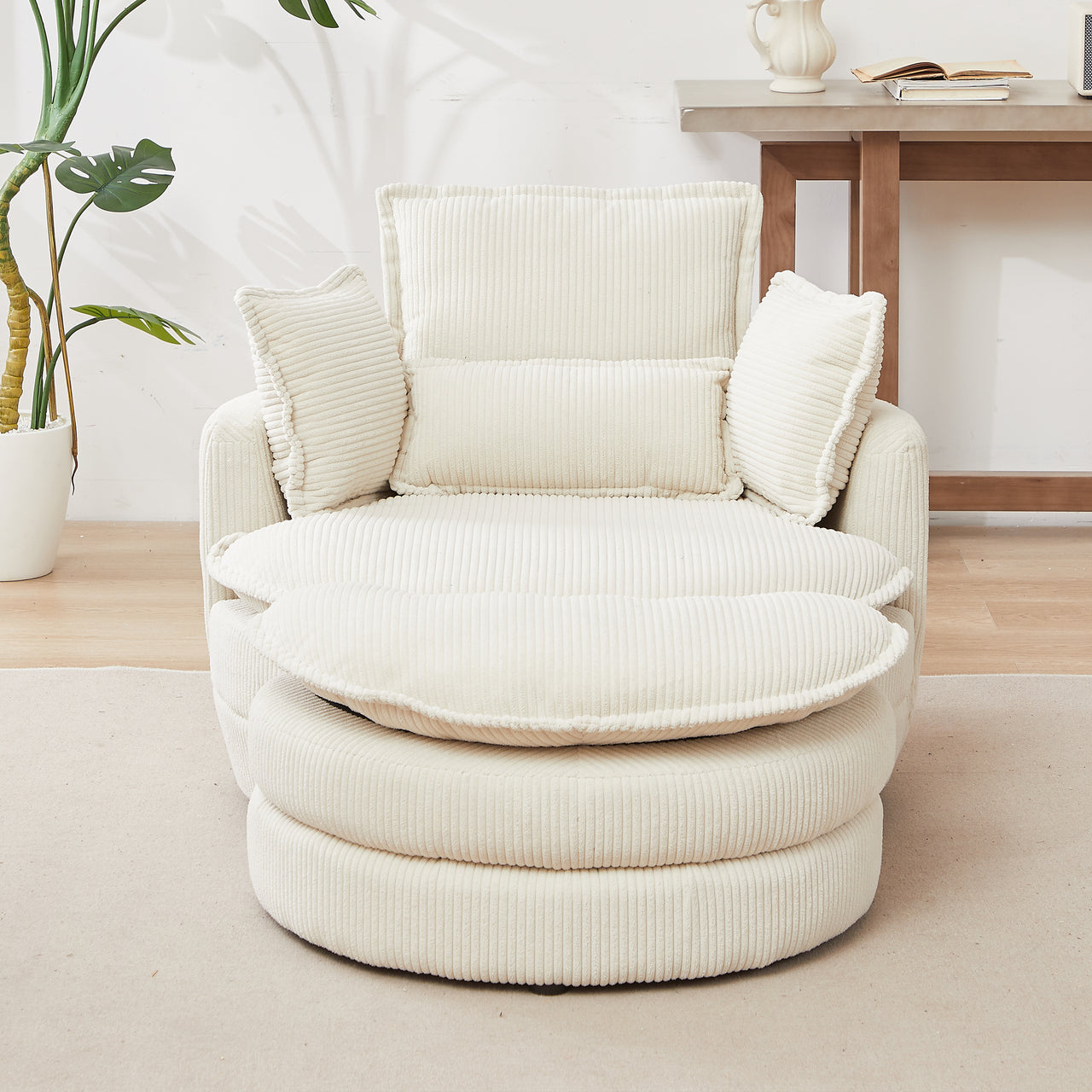 IMOGEN Oversized Swivel 38" Chair