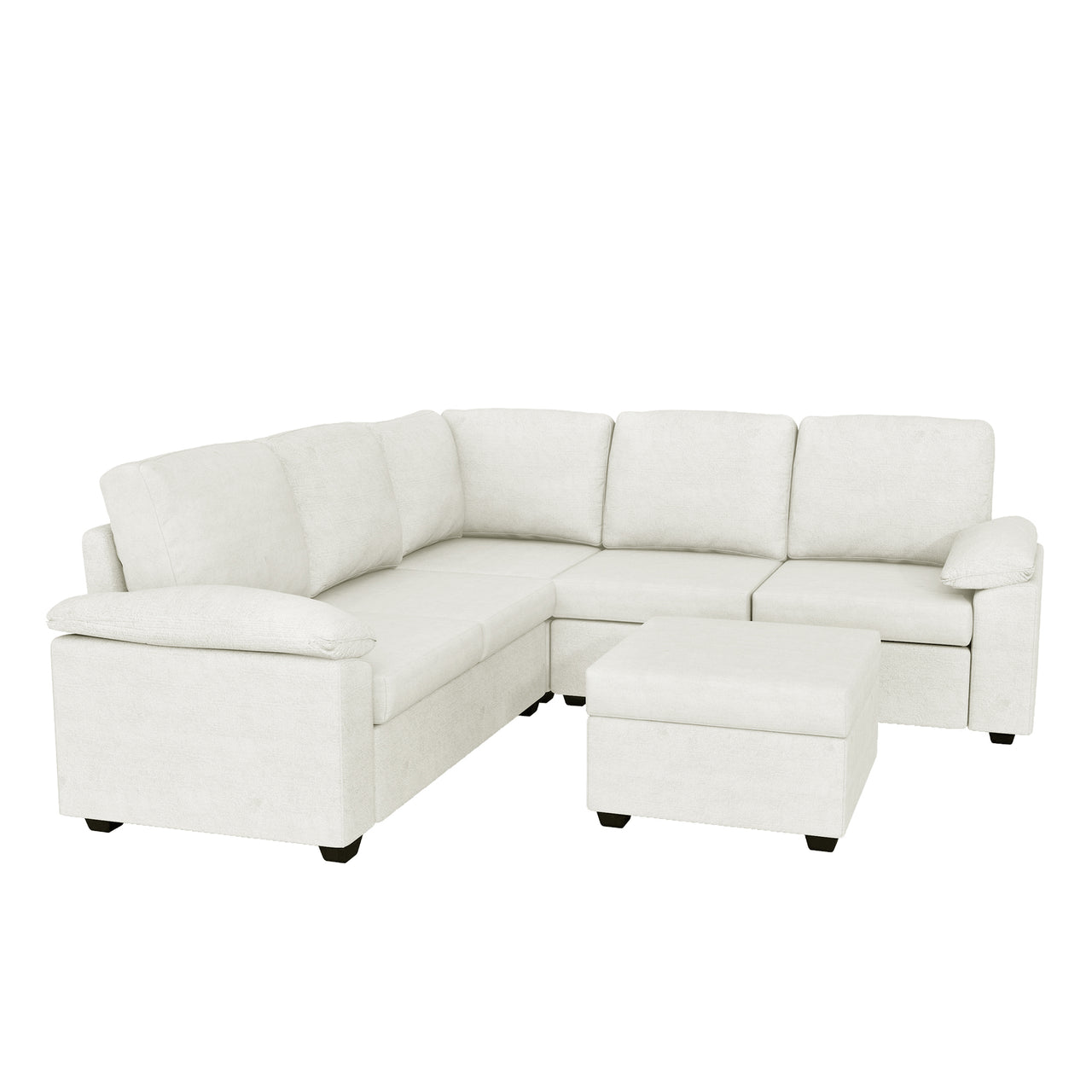 FYLORA 84" Sectional Sofa