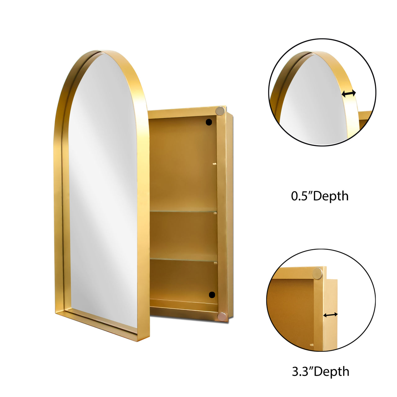 ZYNVEX 36" Wall Mirror