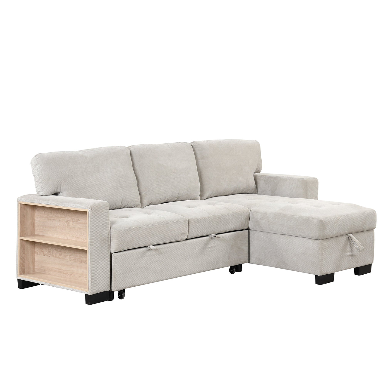 JOVIRAN 85" Sectional Sofa