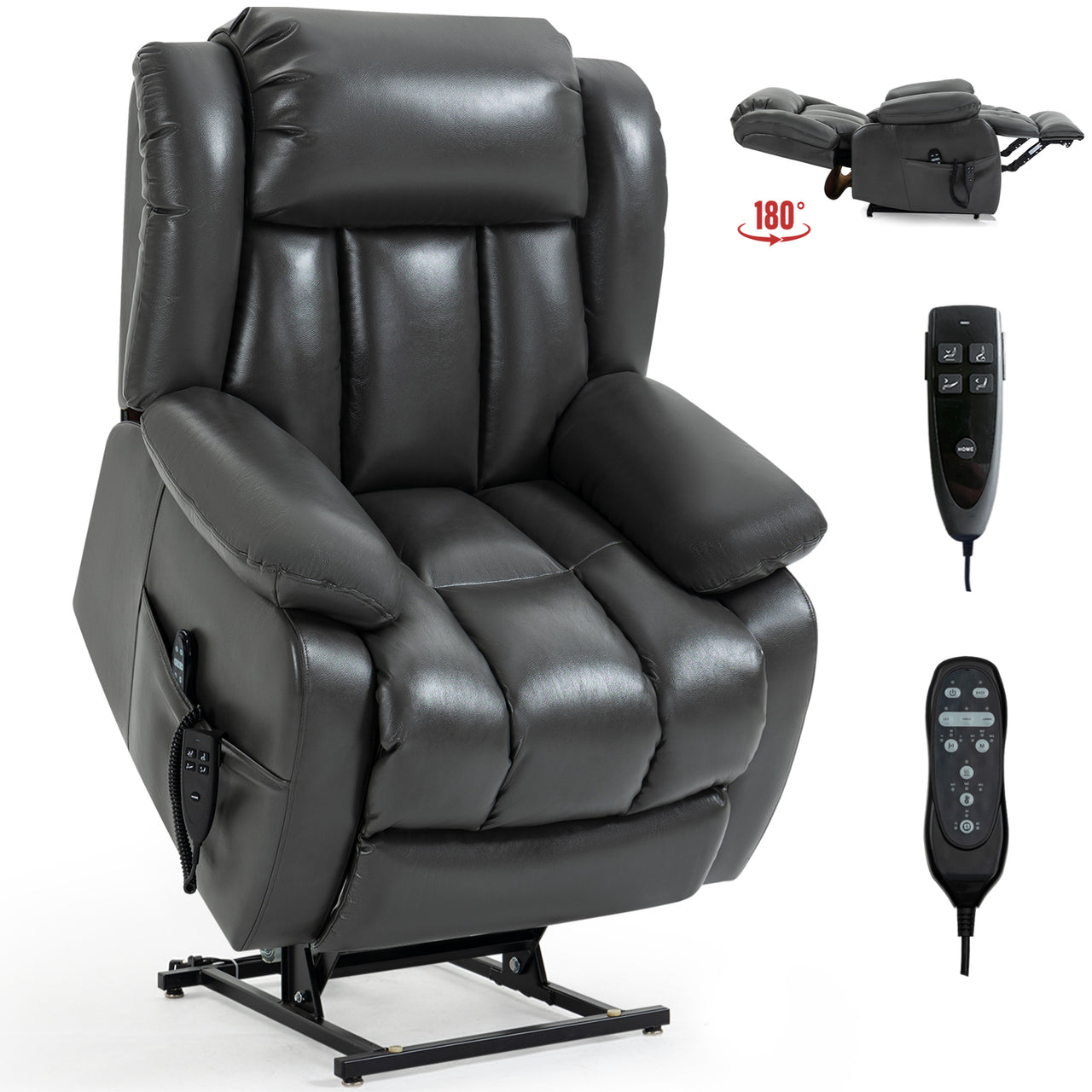 COZYLift 36" Recliner with Heat Massage - 5516