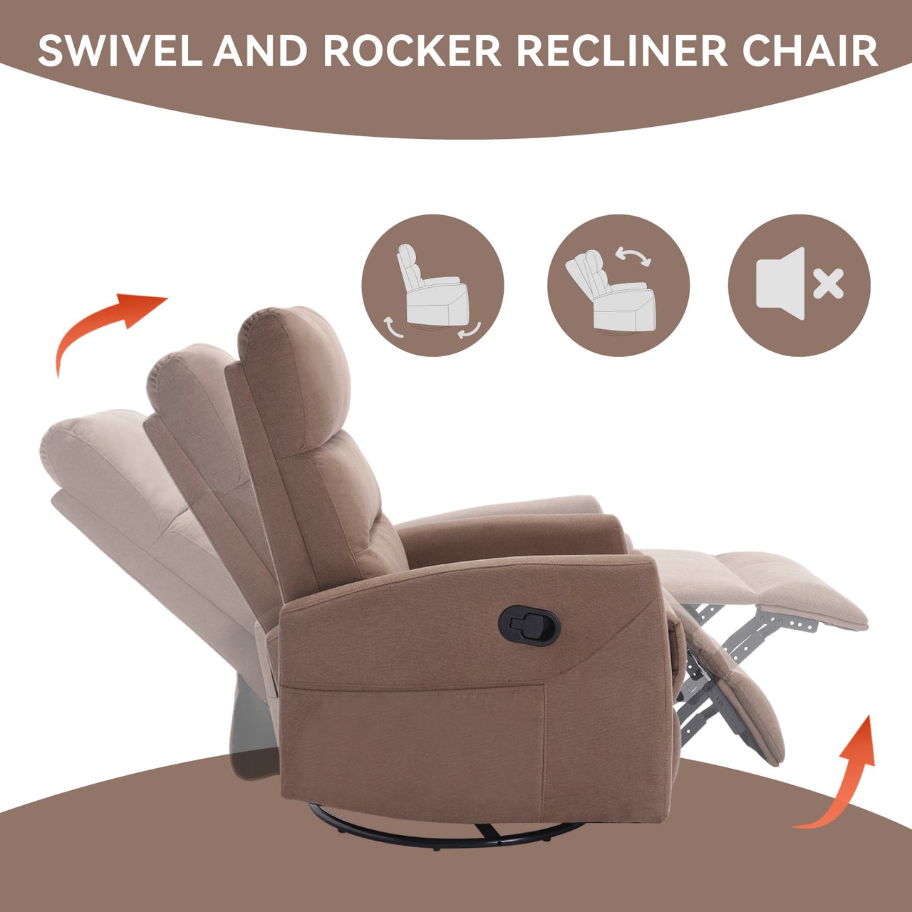 KYRVEZA 26" Recliner Chair