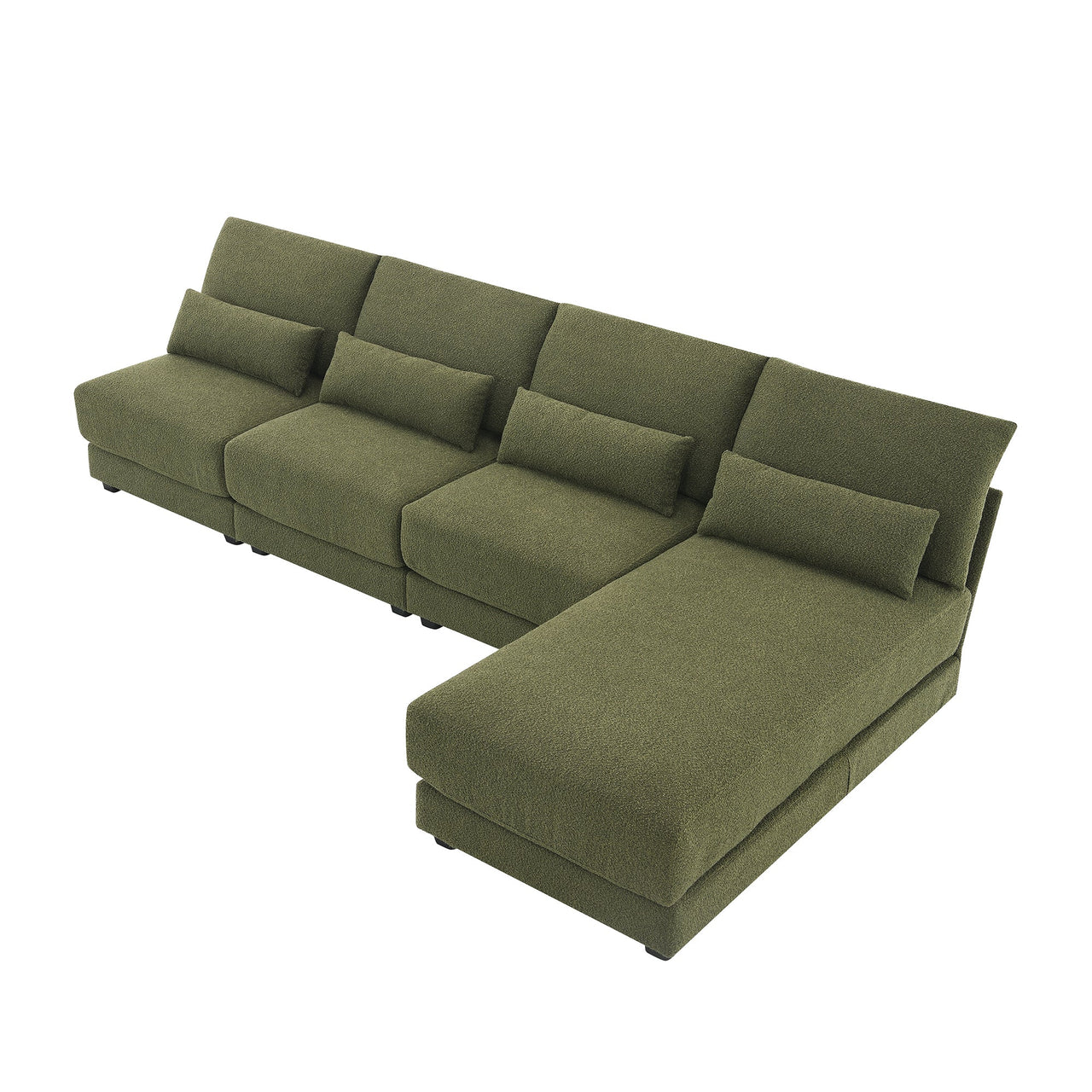 PAVEXA 120" Sectional Sofa