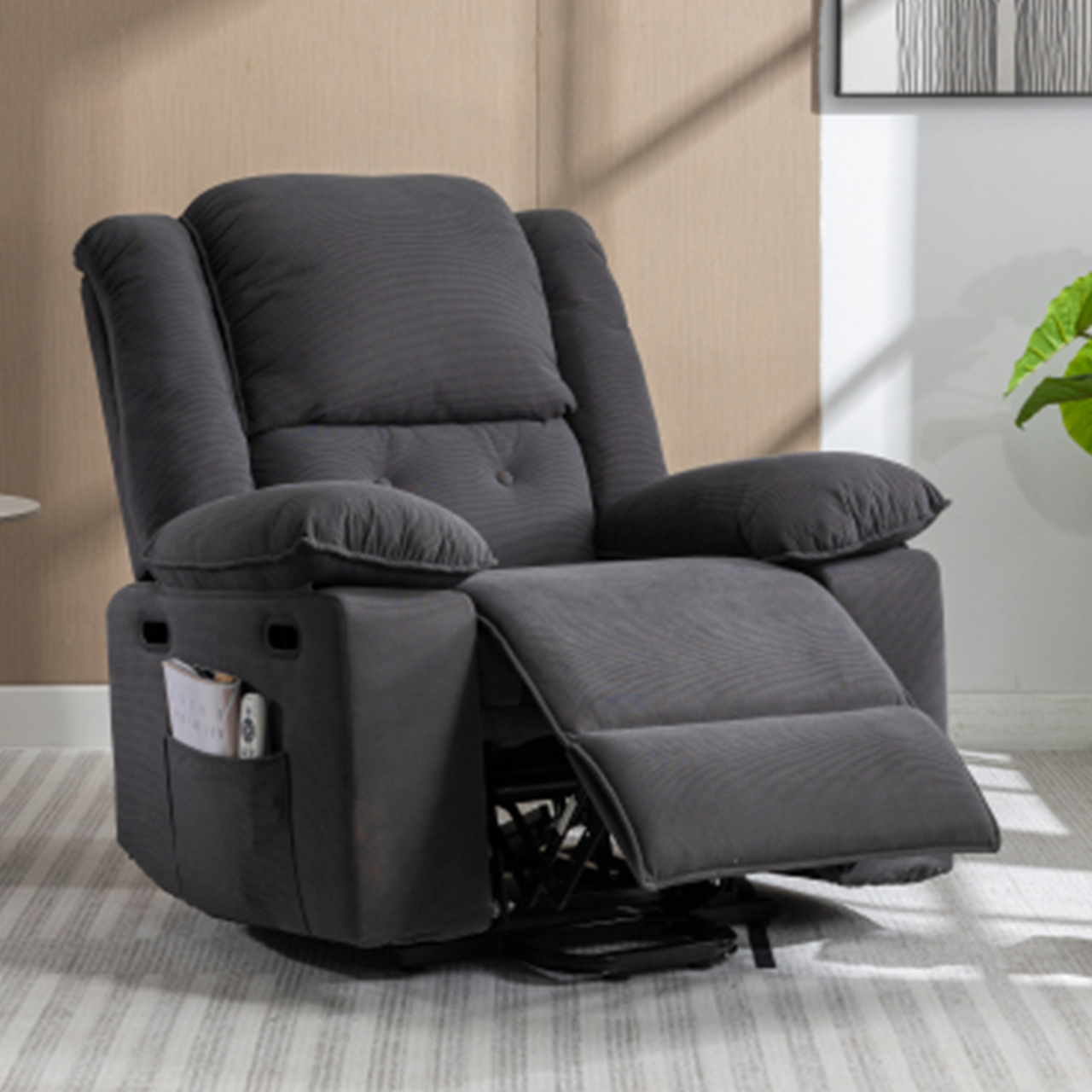 MAVITRA 34" Recliner Chair with Heat Massage