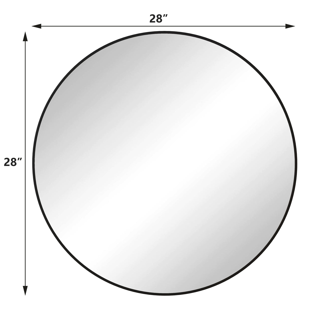 KORVIX 28" Wall Mirror