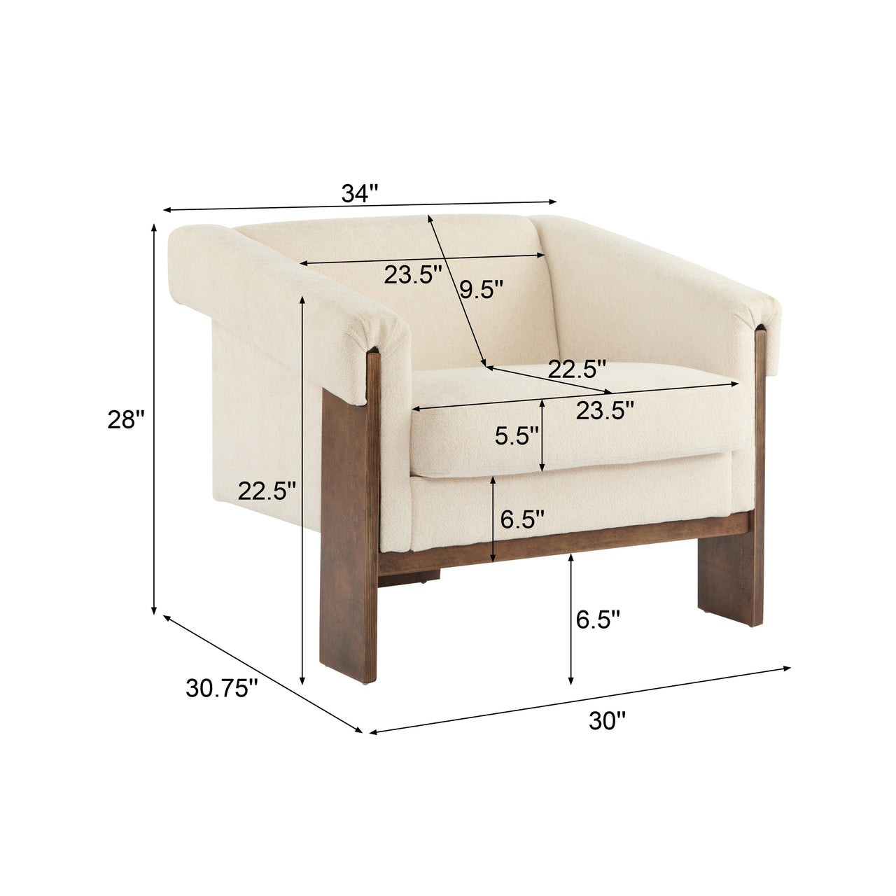 SYLVARX 34" Accent Chair