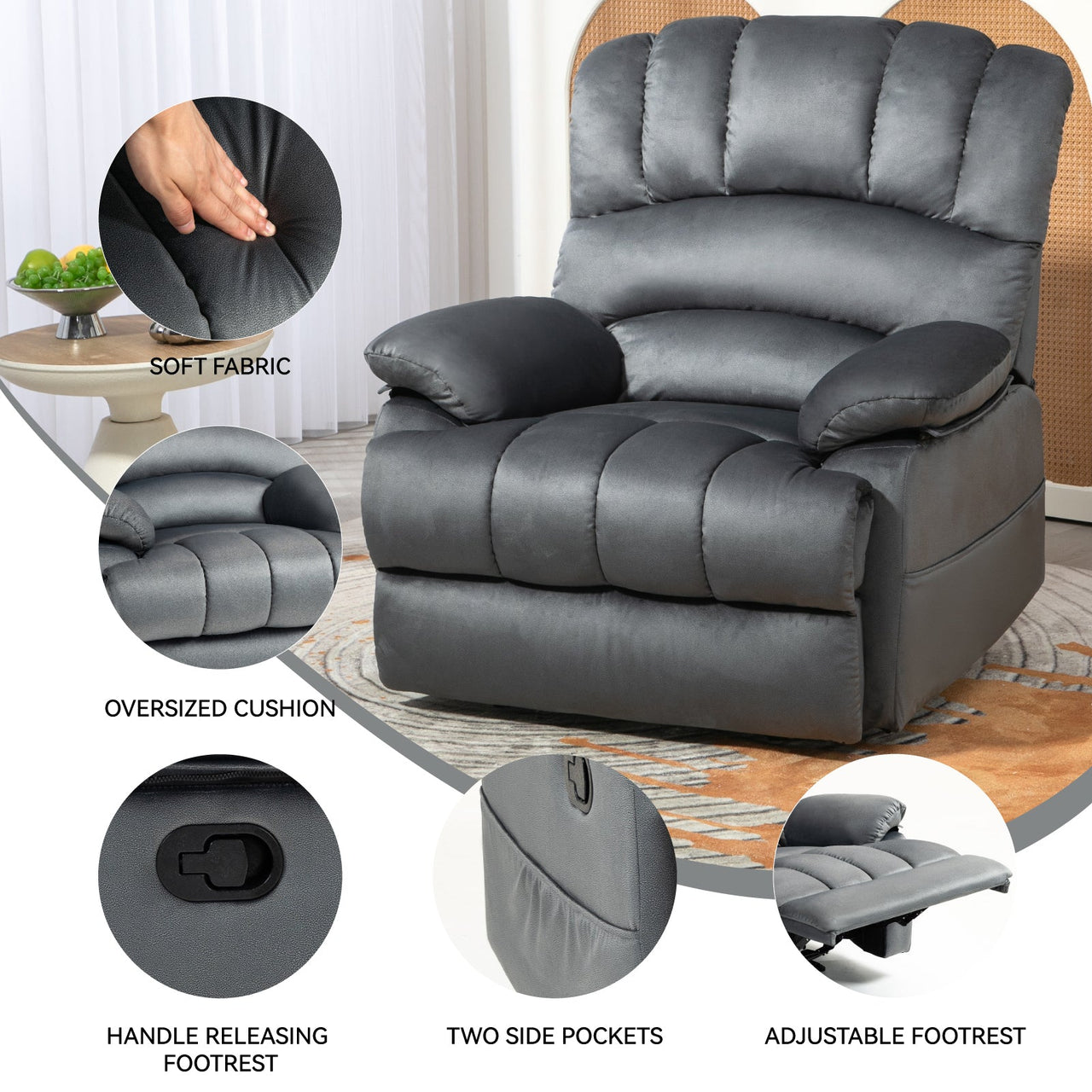 COZYLift 40" Manual Recliner - 0136