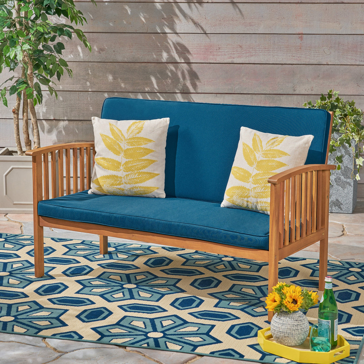 VYRENTOXA 53" Outdoor LoveSeat