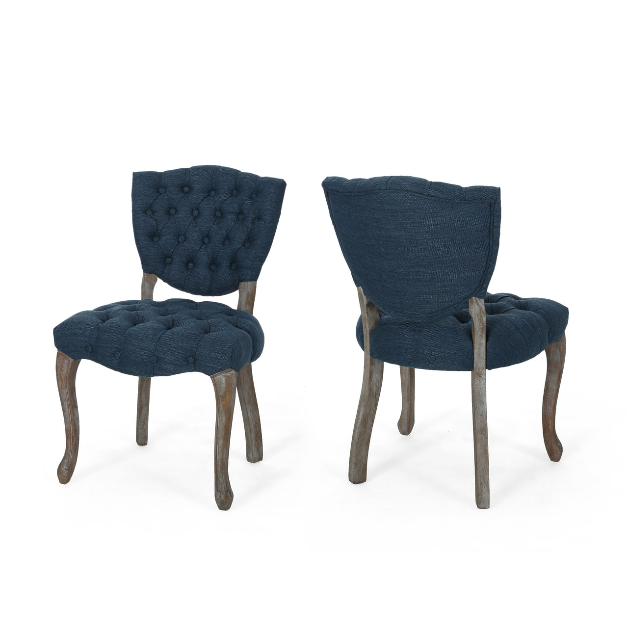 KYROVEXTA 21" Tufted Chair 2 Pcs