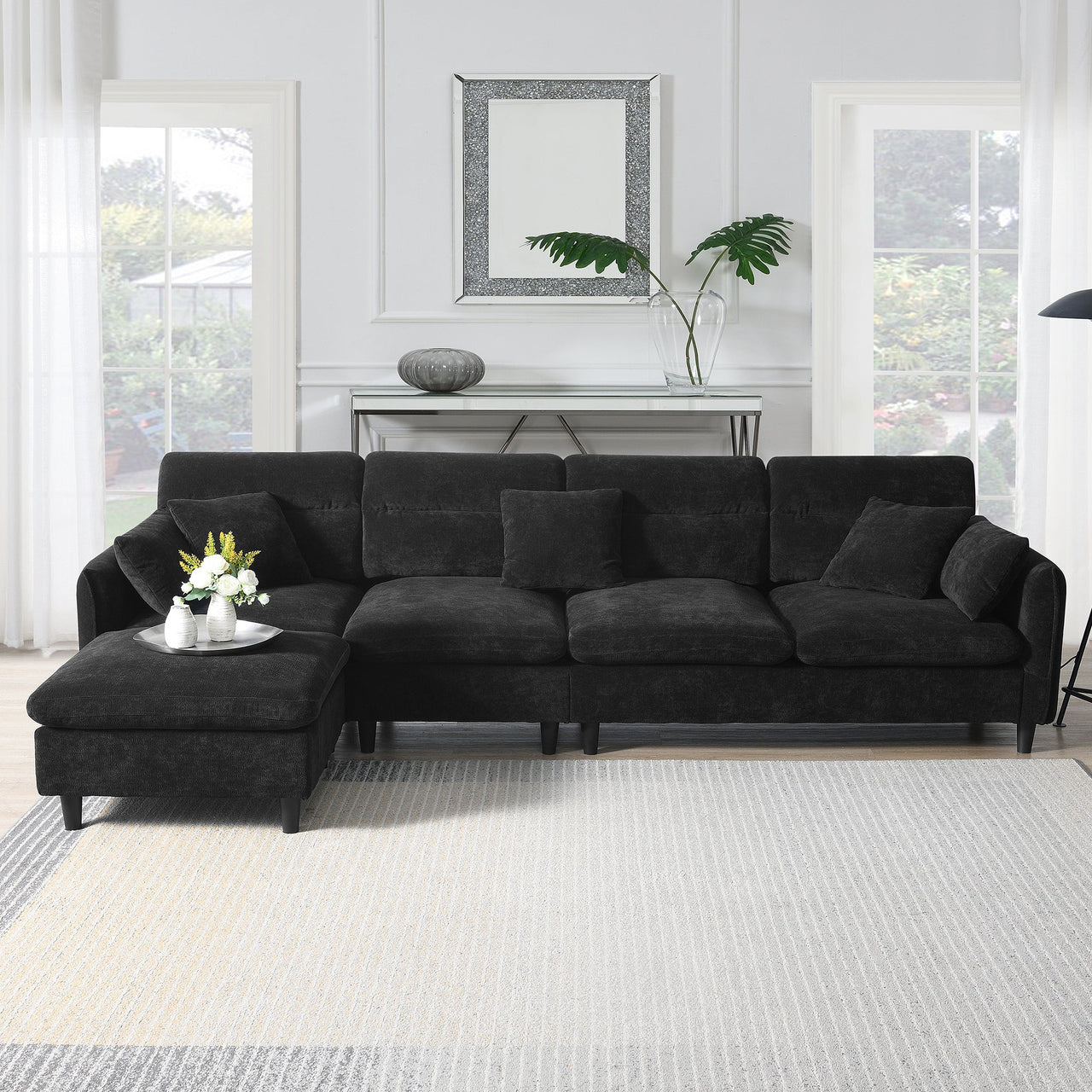 LUMOVAR 110" Sectional Sofa