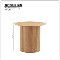 Thumbnail for RHEA Fluted Side Table