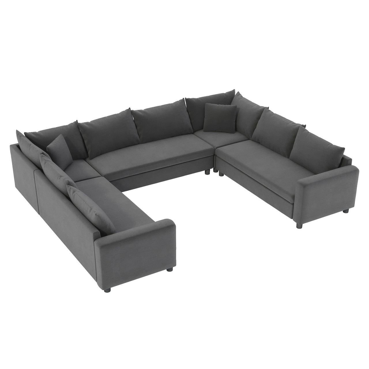 TRYNOVA 116" Sectional Sofa