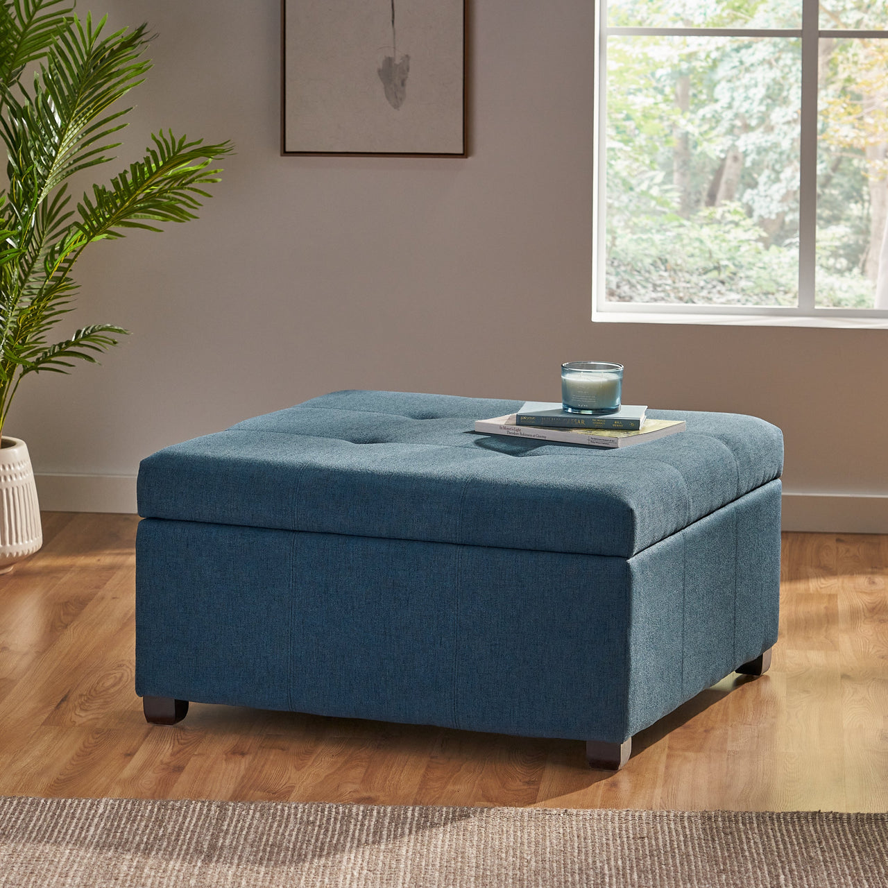 DREXOVA 35" Storage Ottoman
