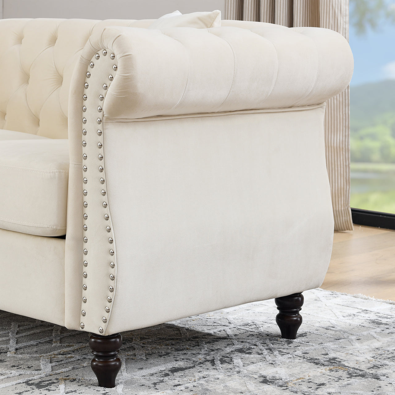 ROSALIND 59" Chesterfield Loveseat