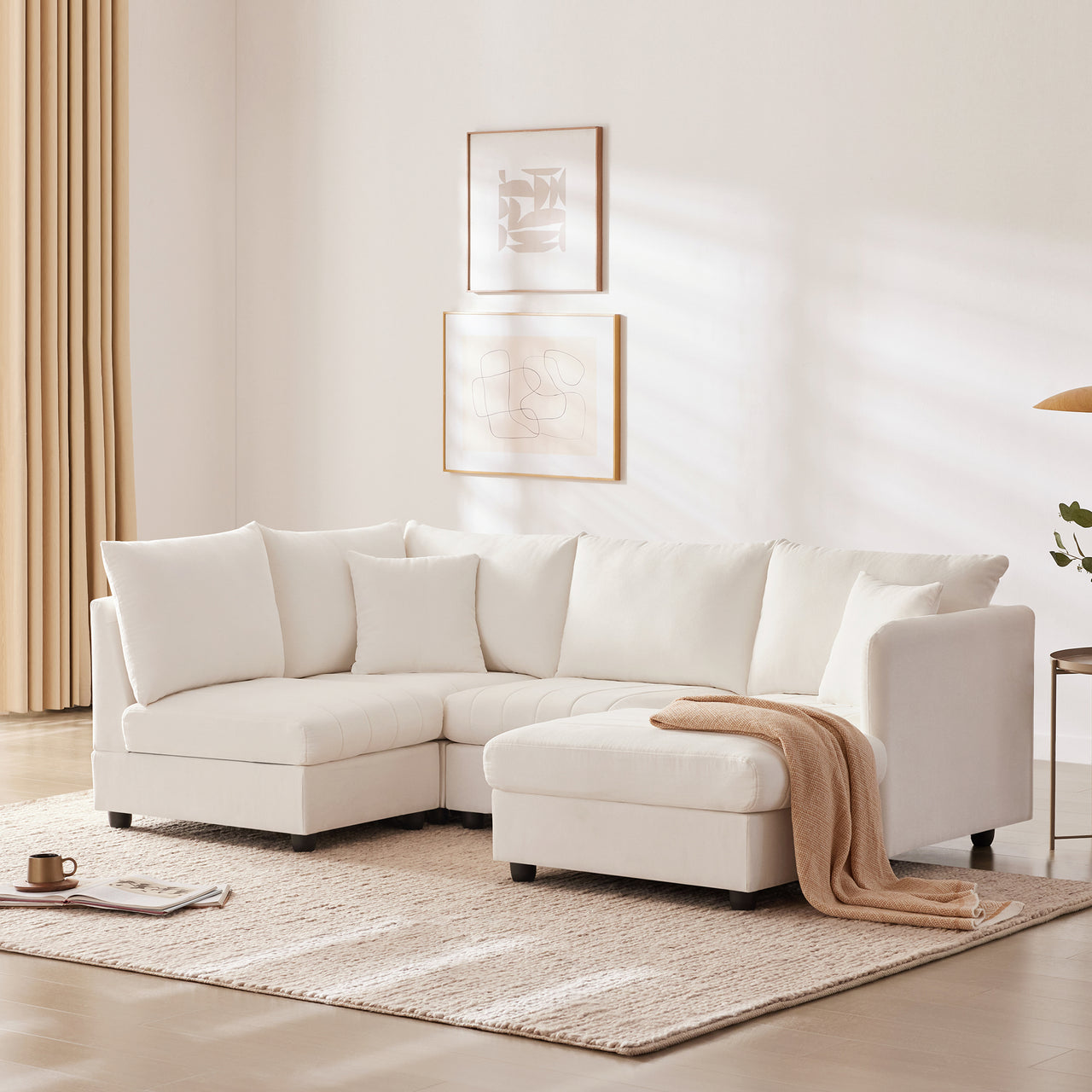 VORIXA 89" Sectional Sofa